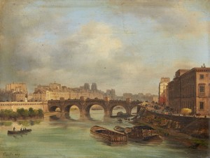 A View of the Pont-Neuf in Paris
